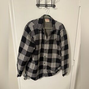 Wrangler Gray Sherpa Lined Wrangler Jacket